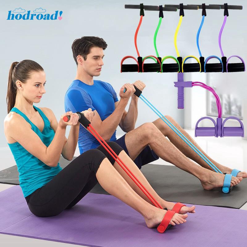 elastic sit up pull rope exercises