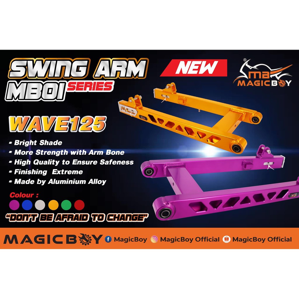 Buy Swing Arm Magicboy Wave125 Purple Gold Blue Silver Red Green Seetracker Malaysia