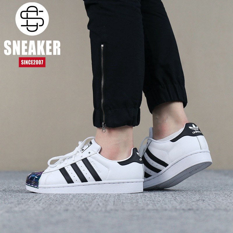 100% authentic Adidas Superstar clover couples shell head skater shoes  CQ2610 | Shopee Malaysia