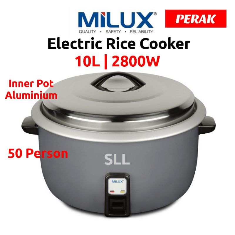MILUX ELECTRIC COMMERCIAL RICE COOKER /MRC5200 (10L) Shopee Malaysia