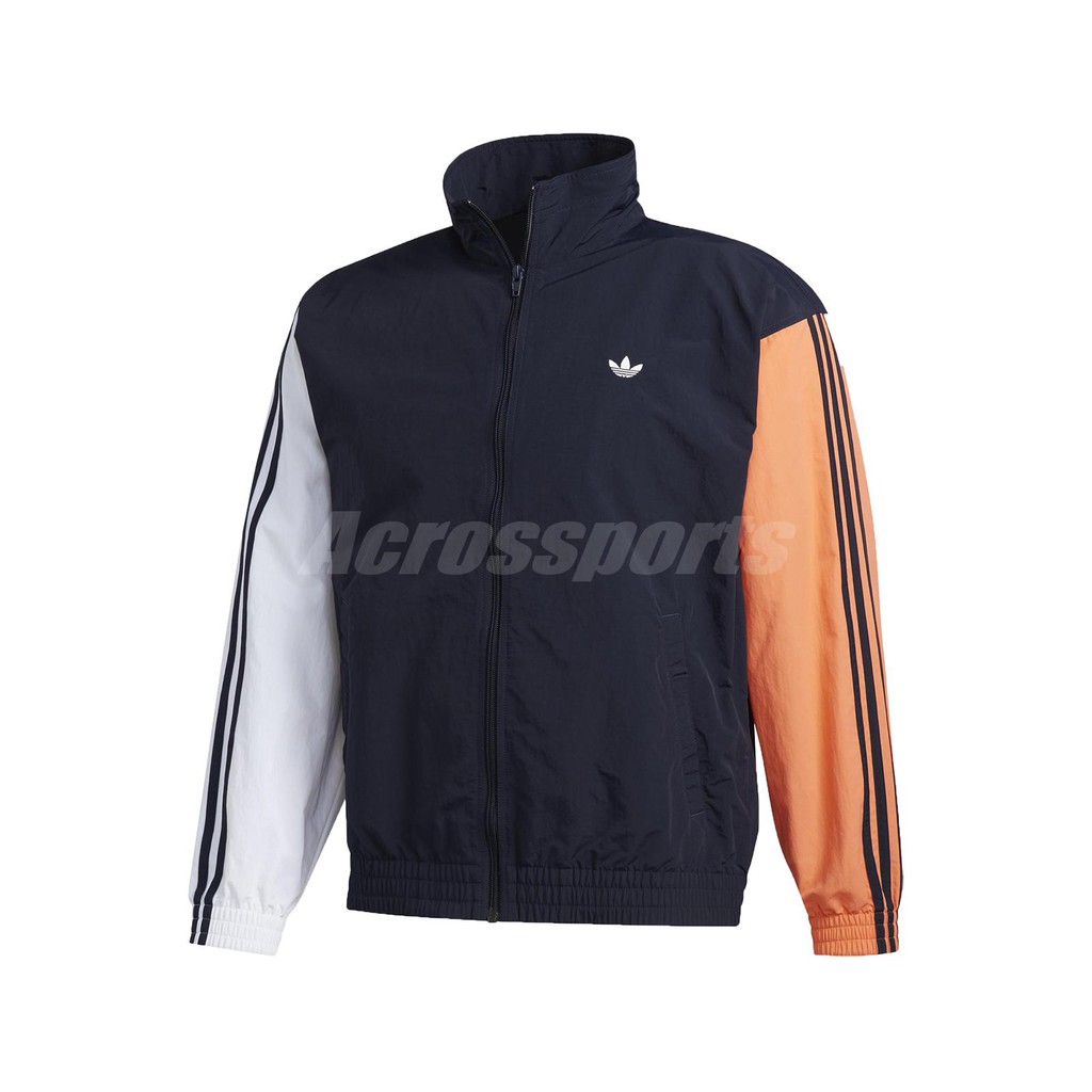 black and orange adidas jacket