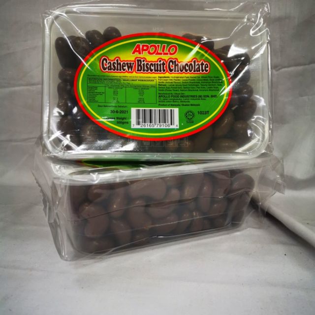 Buy Halal Apollo Cashew Biscuit Chocolate 500gm Seetracker Malaysia