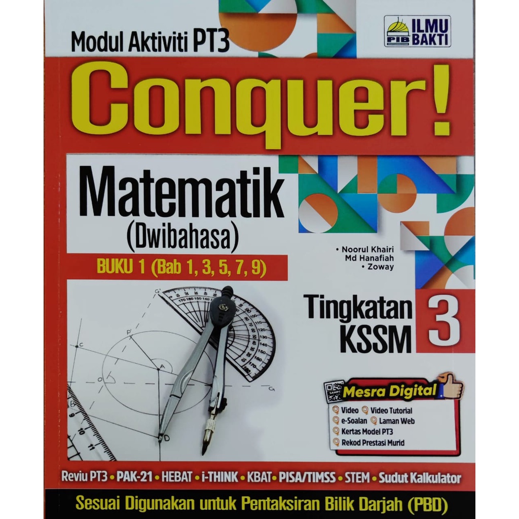 Modul Aktiviti Pt3 Conquer Matematik Dwihabasa Modul Aktiviti Pt3 Tingkatan 1 2 3 Penerbit Ilmu Bakti Shopee Malaysia