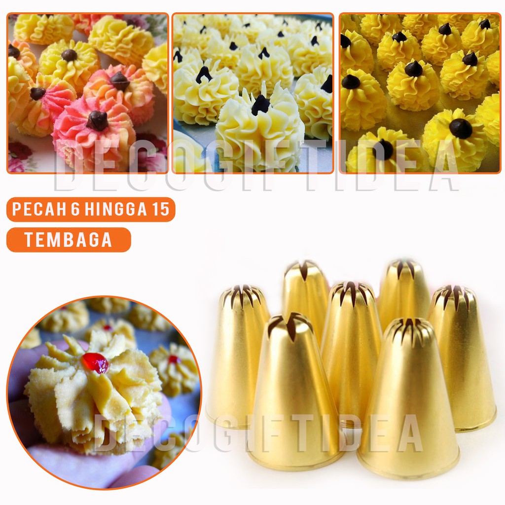 Ready Stock Acuan Semperit Dahlia Tembaga Pecah 6 Hingga 15 Nozzle Moulds Shopee Malaysia