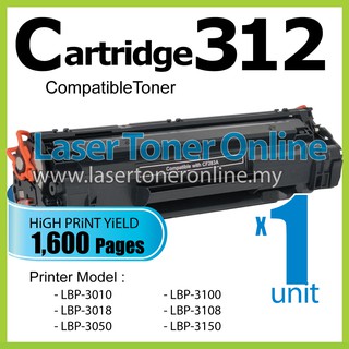 Compatible Laser Toner Cartridge 303 Crg 303 For Canon Lbp 2900 3000 L100 4130 Shopee Malaysia