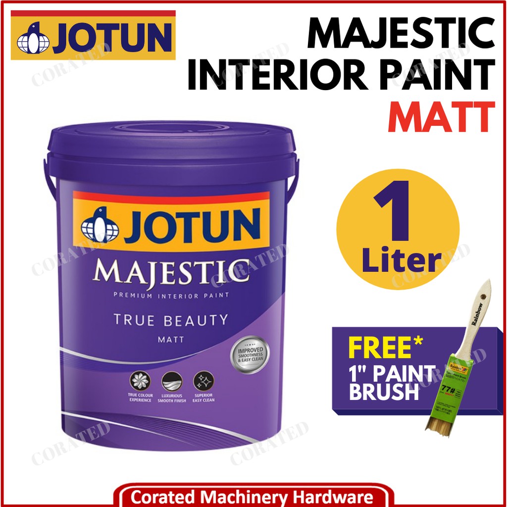 [CORATED] Jotun Interior Majestic True Beauty Paint ( Matt ) Cat Dalam