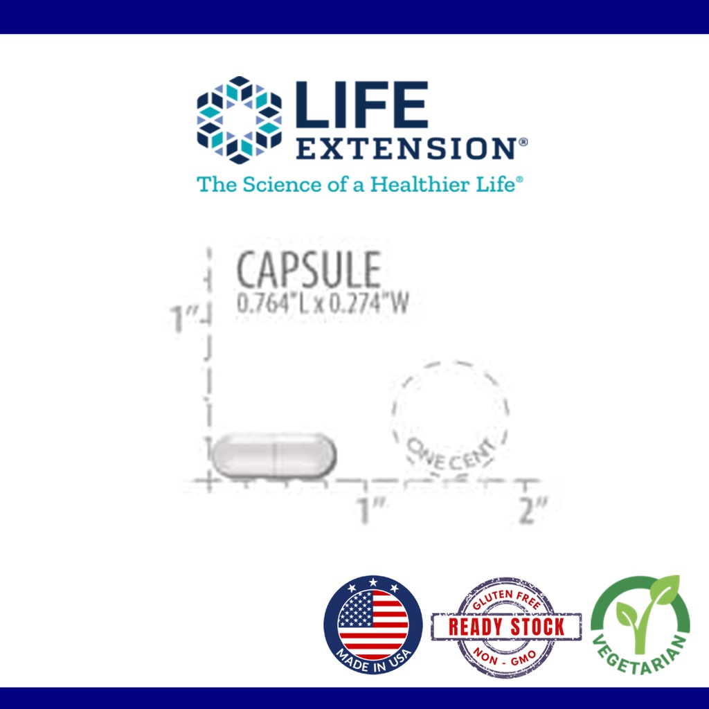 Life Extension] Zinc Caps, High Potency, 50mg, 90 capsules | Shopee Malaysia