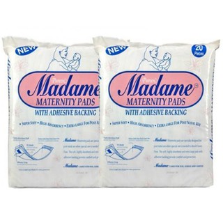 Modes Tuala Wanita Dalam Pantang Bersalin Mengandung Pureen Madame Maternity Pads Value Pack 2x20 S Shopee Malaysia