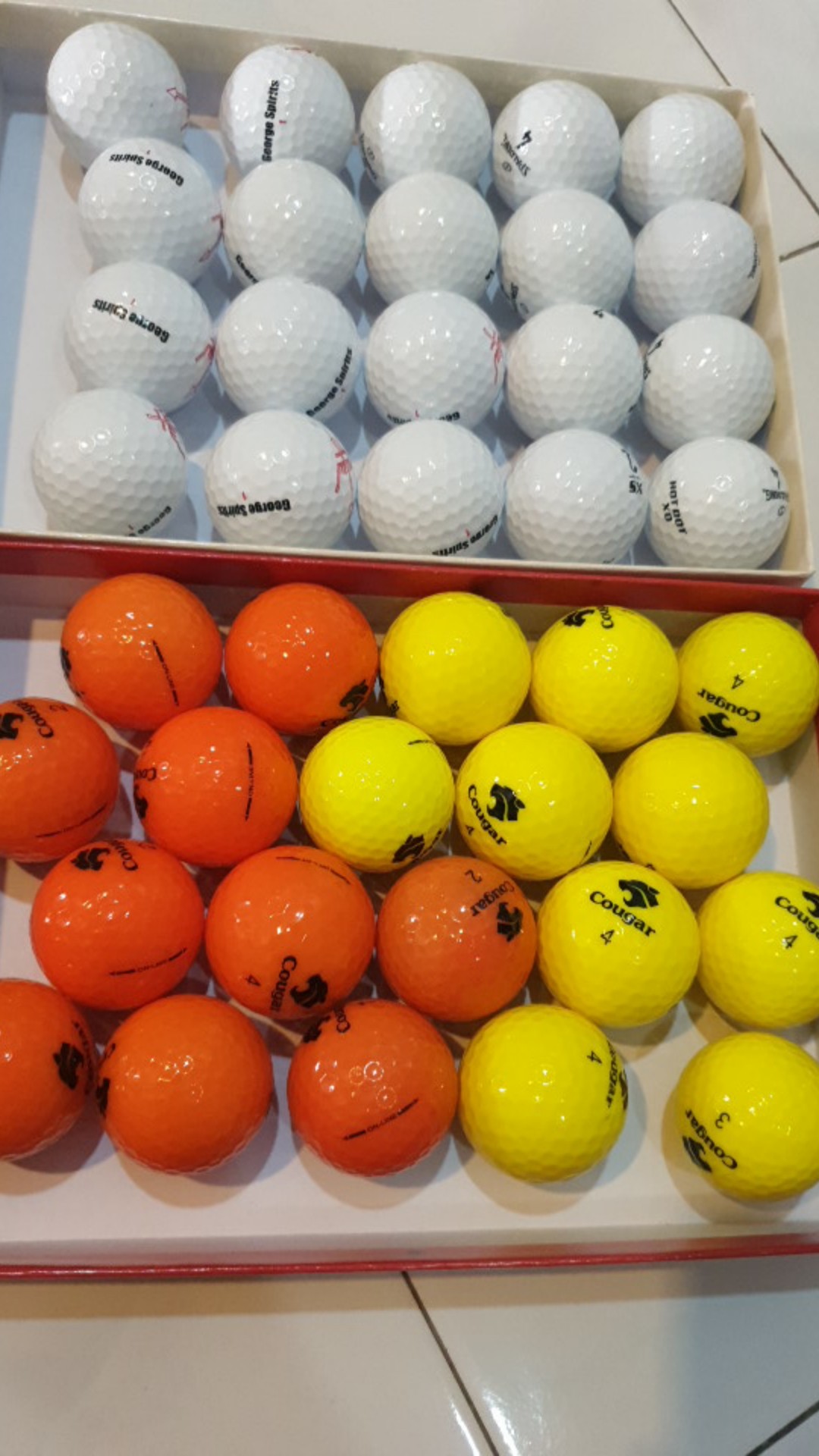 *NEW Golf Ball* Cougar Yellow, 2 Layers with best price Shopee Malaysia