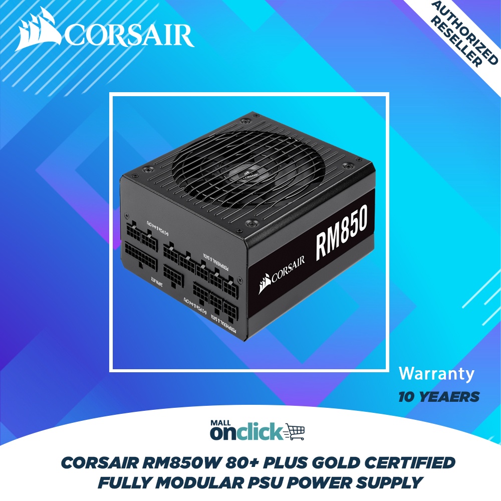 Corsair Rm Series Rm850 850 Watt 80 Plus Gold Fully Modular Cp Uk Shopee Malaysia