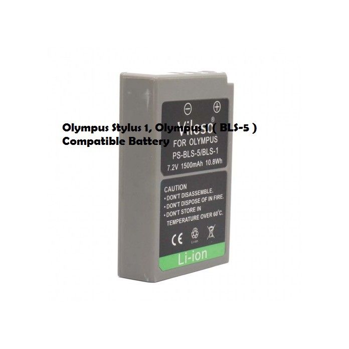 Replacement For Olympus BLS-5 Digital Camera Battery Olympus PEN E-PL8 Digital Camera Battery Li-Ion 7.2V 1100mAh 