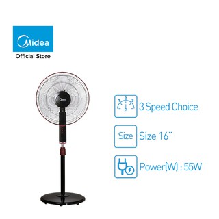 Midea Mf 16fs10ns 3 Speed Choices 16 Inch Stand Fan Fan