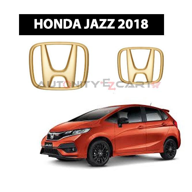 Honda H Logo - GOLD Emblem - 1 Set (Front u0026 Rear) Honda Jazz 2018 