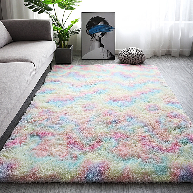 Floor Mat Home Decor Large Fluffy Rugs, Large Fluffy Rugs For Bedroom