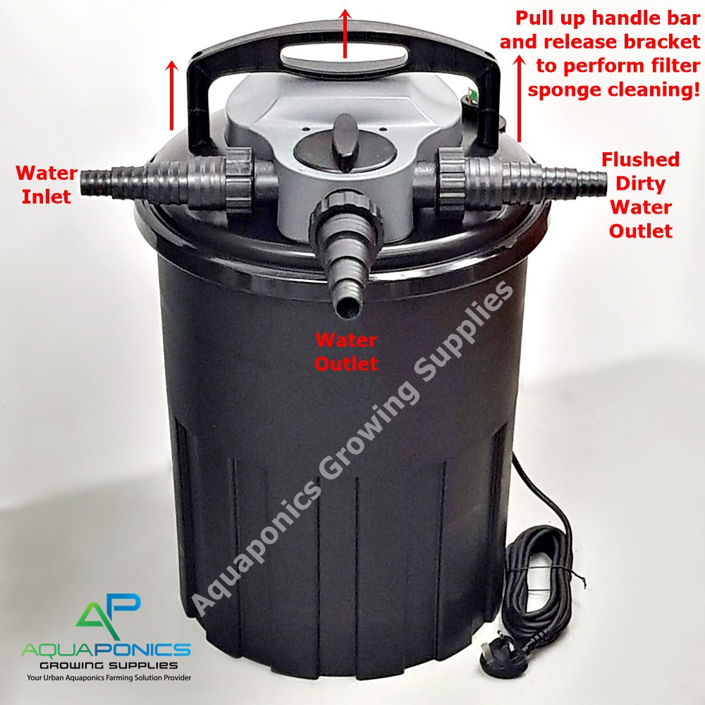 Outdoor Pond Filter Jebao CBF15000 36Watt UV Light Canister Filter