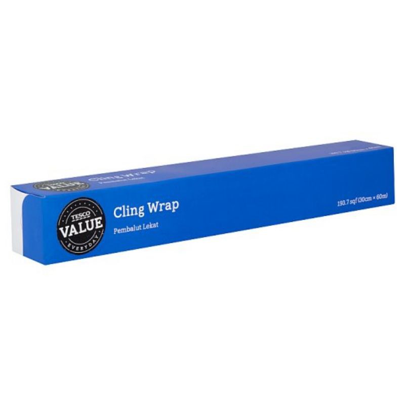 大人気定番商品 Tesco 30m) x (30cm sqf 96.8 Wrap Cling Value