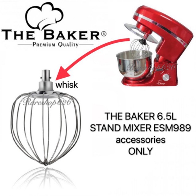 THE BAKER 6.5L Stand Mixer ESM989 Accessories (Egg Whisk)