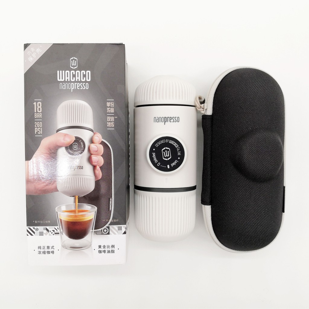 Wacaco Nanopresso Elements Chill White Portable Coffee Maker