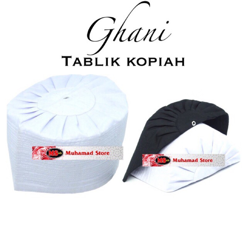 Part 2 Ghani Tablik Kopiah Hitam Putih & Colour Plilihan