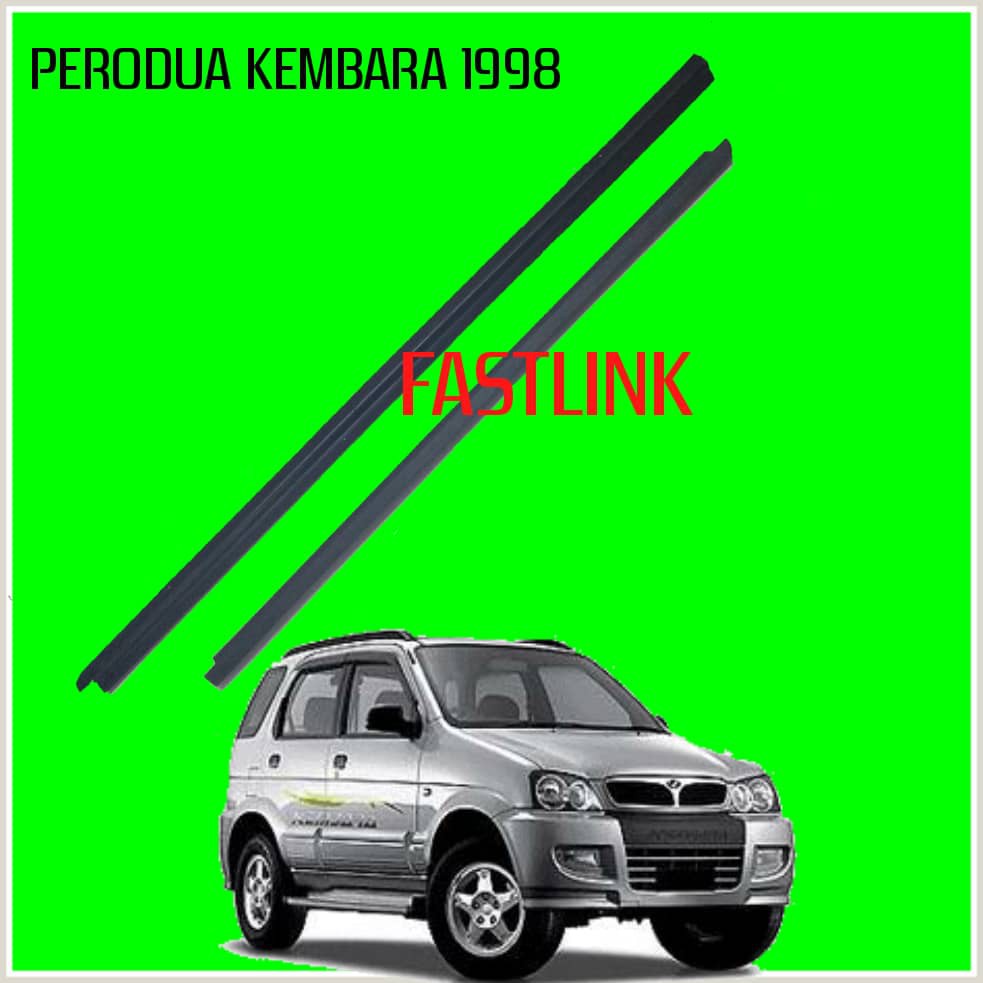 PERODUA KEMBARA 1998 MOULDING DOOR GLASS OUTER / GETAH 