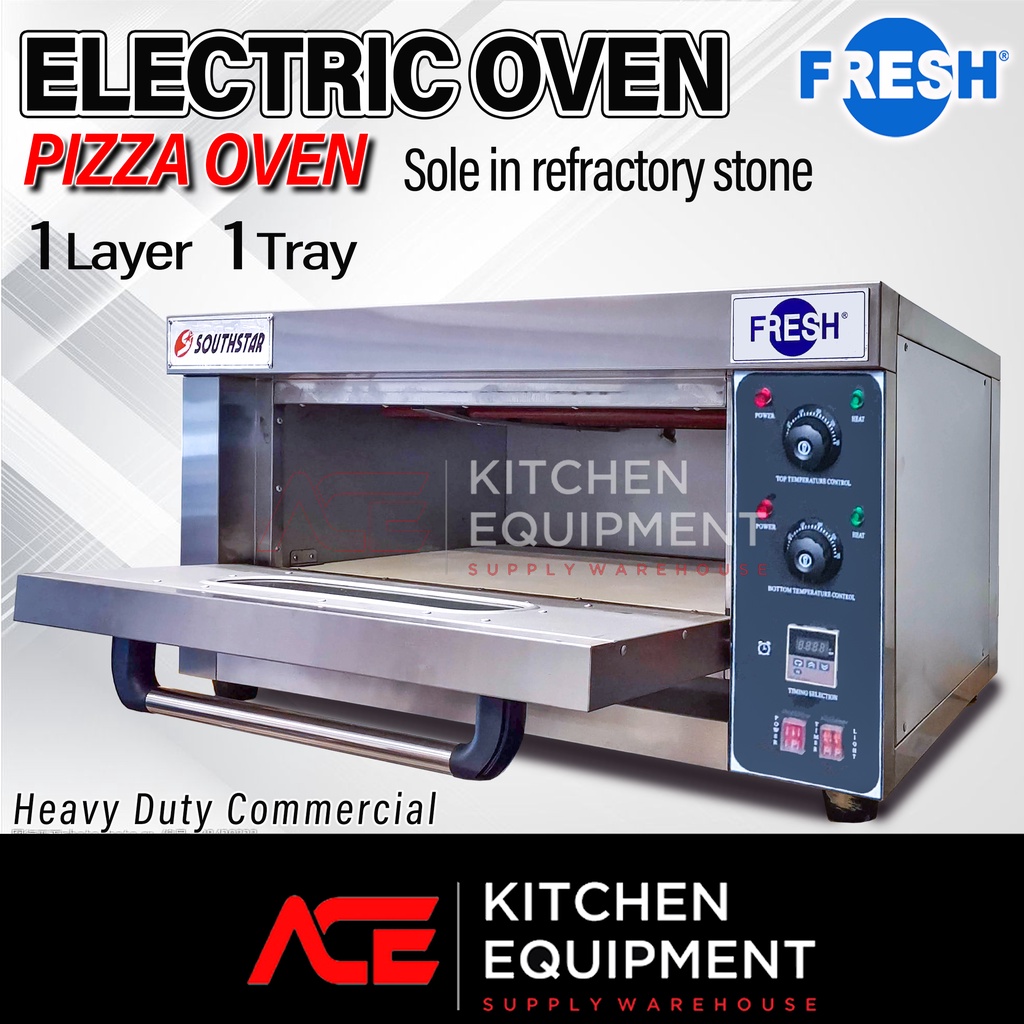 FRESH Electric with Marble stone PIZZA Oven 1 Layer 1 Tray 0-300℃  Electric oven YXD-11P