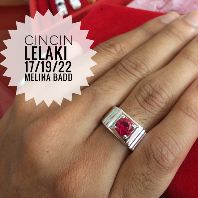 Cincin Tunang & Nikah M 06 Sterling Silver - Daftar Harga 