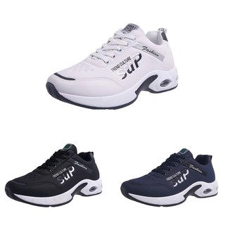 Leather sports shoes men Korean fashion students to learn new running shoes, casual shoes loafers