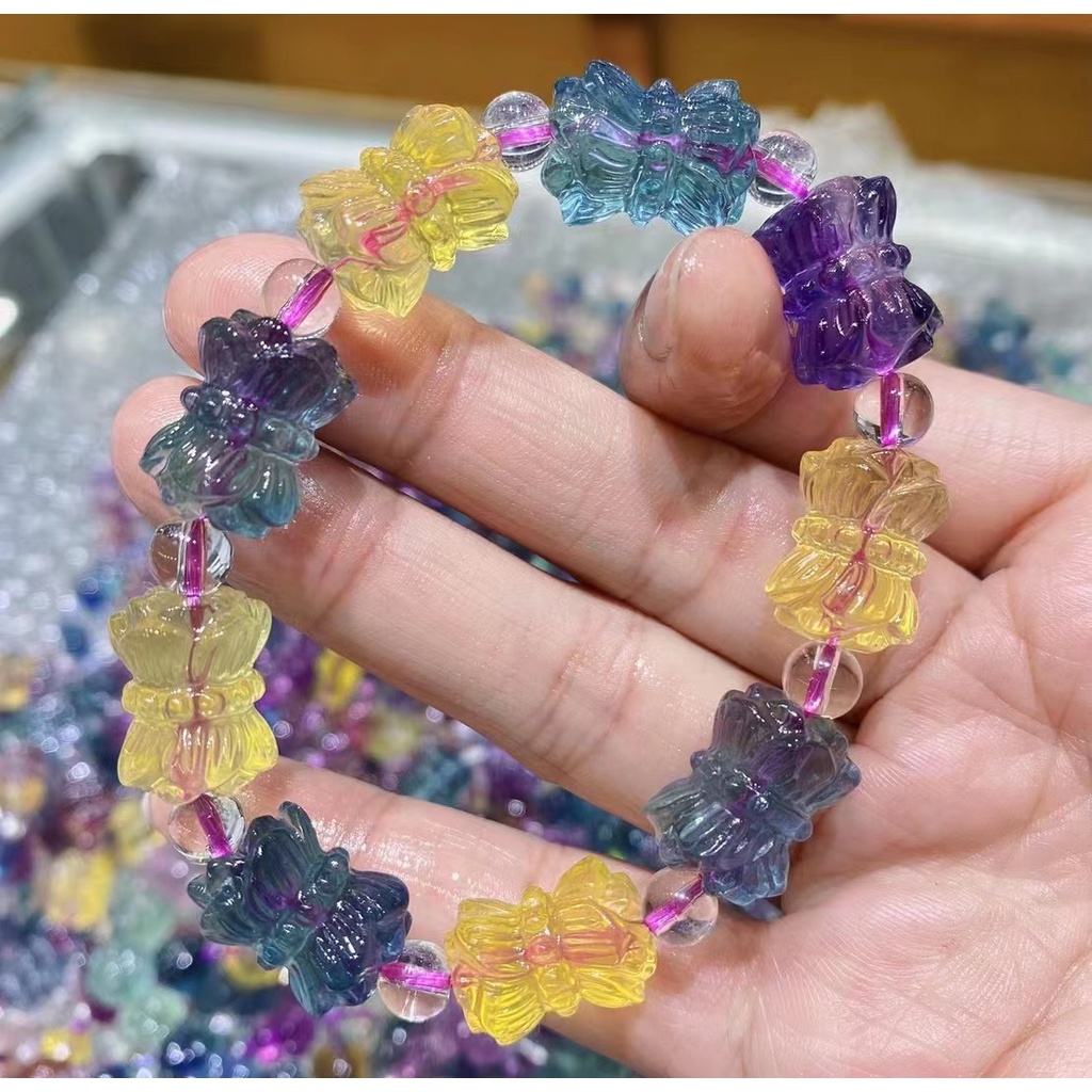 Pure Natural Fluorite Bracelet, One Piece Is Wholesale Price.
