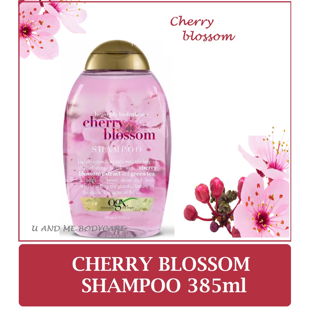 OGX Cherry Blossom Shampoo 385ml | Shopee Malaysia