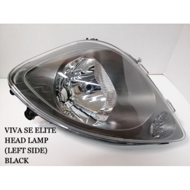 Perodua Viva Se Elite Head Lamp *Black (Left /Right side 
