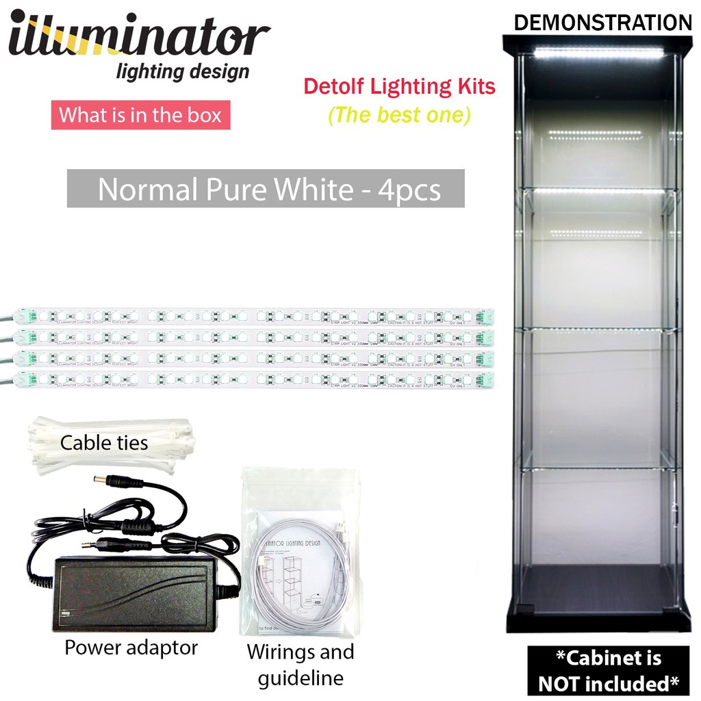Led Strips Light Lighting Kits For, Display Cabinet Lighting Kits