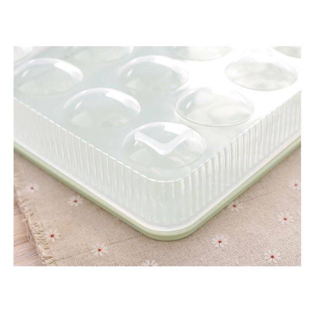 24 Grids Egg Storage Box Container Plastic Tupperware Bekas Telur