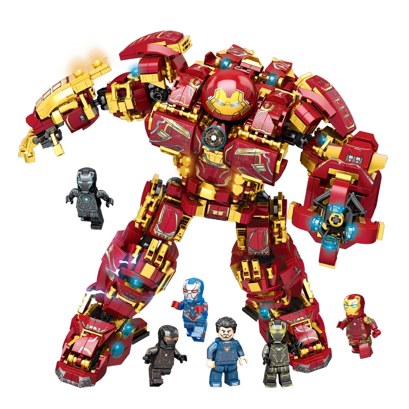 lego avengers iron man robot