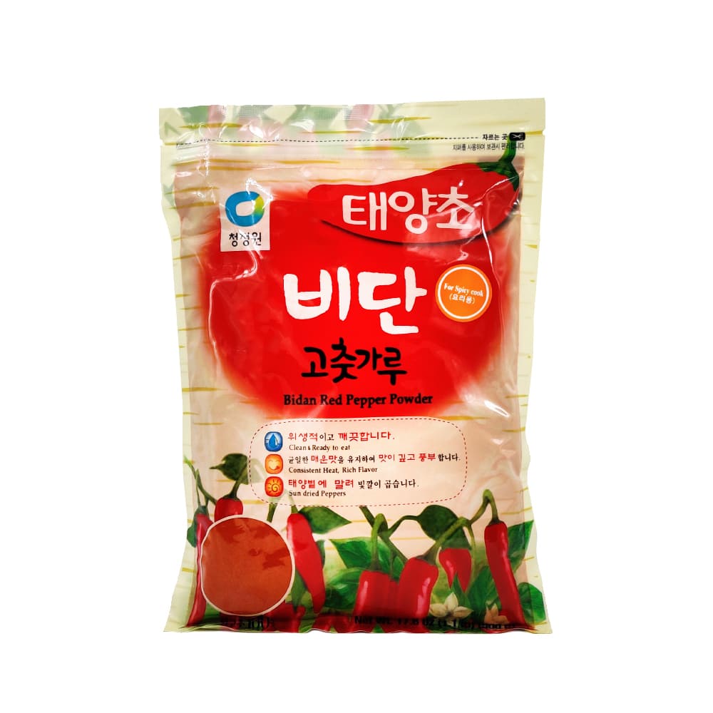 Gochugaru Daesang Korean Bidan Red Chili Pepper Powder Flakes 500g For
