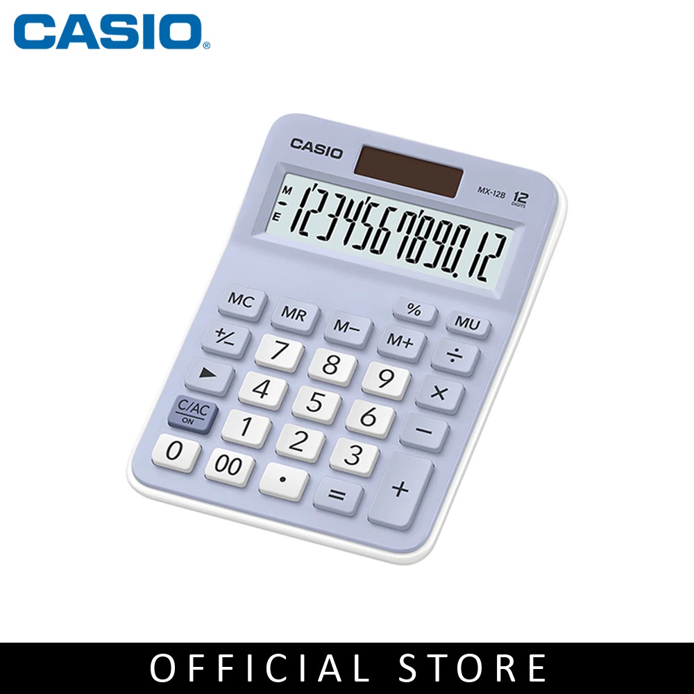 CASIO CALCULATOR MX-12B (Light Blue) | Shopee Malaysia