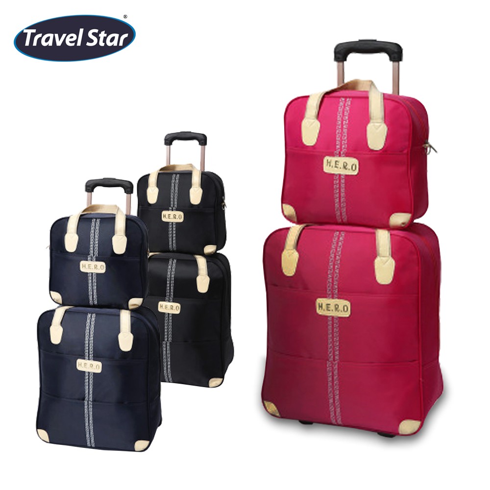 Travel Star 2 in 1 HERO Travel Bag with Trolley Shopee Malaysia