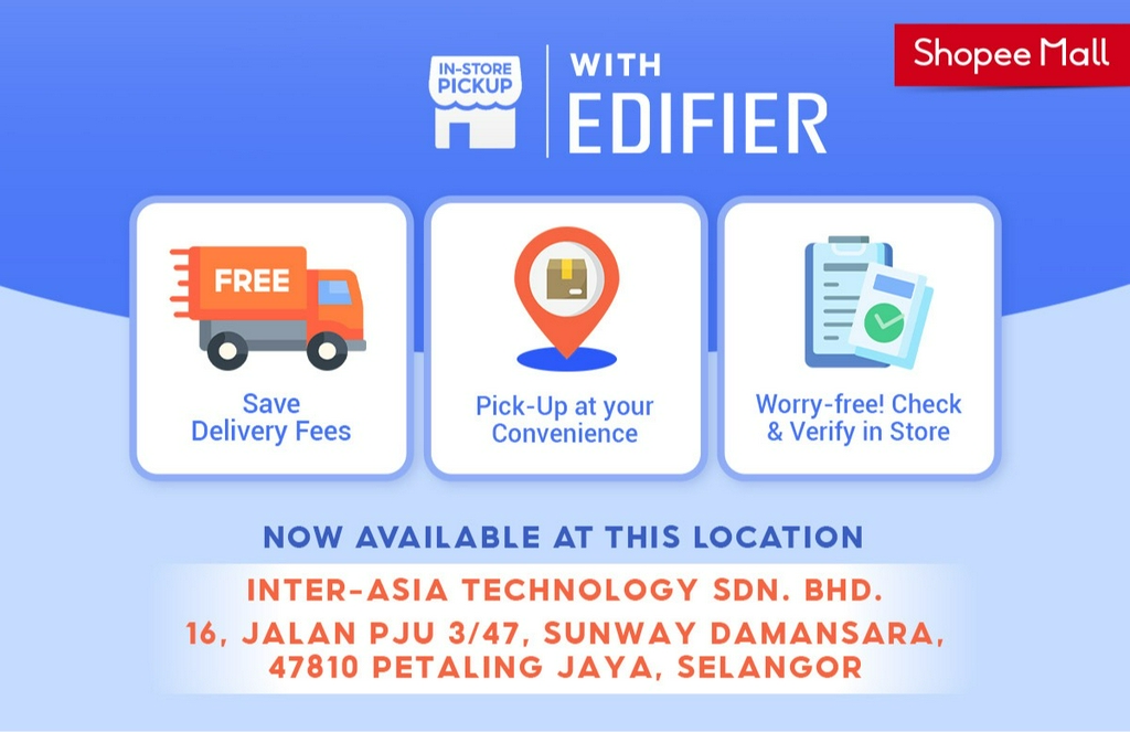 EDIFIER Official Online Store, November 2022 | Shopee Malaysia