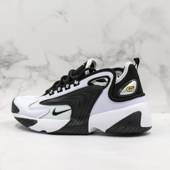 nike platform sneakers black and white