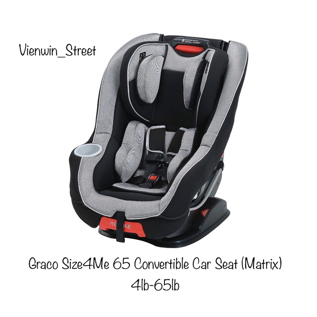 graco size4me 65 convertible car seat