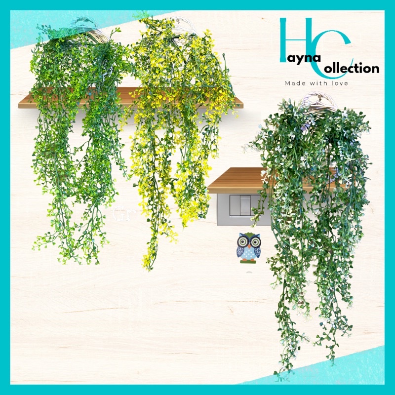 1x Pcs Artificial hanging plant wall plant vine fake hanging plant