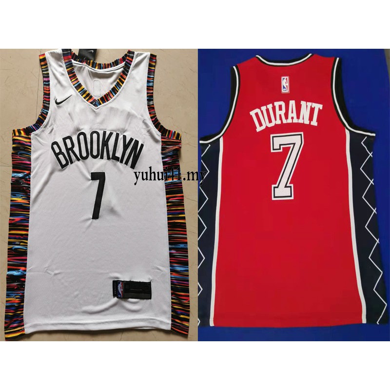 kevin durant blue nets jersey