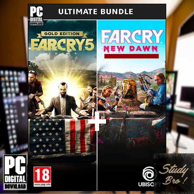 Far Cry 5 Gold Edition Far Cry New Dawn Bundle Pc Offline Game Digital Downlo - 