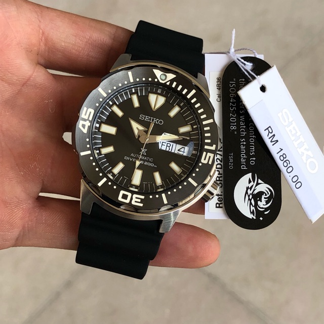 SEIKO PROSPEX MONSTER DIVERS 200M AUTOMATIC SRPD27 SRPD27K1 | Shopee  Malaysia