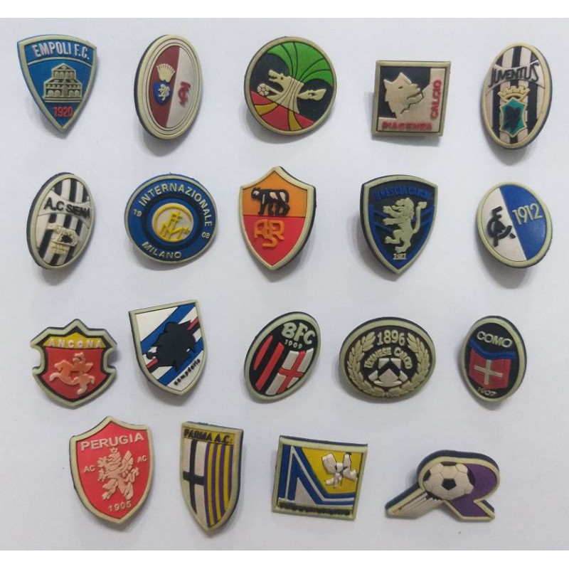 Italian Football Club Pin Badges (Butang Bola Kelab Itali) Shopee