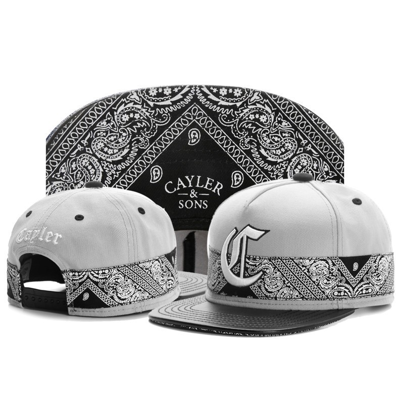 Hot Hip Hop Men's CAYLER Sons Cap adjustable Baseball Snapback Gray hat 124# 