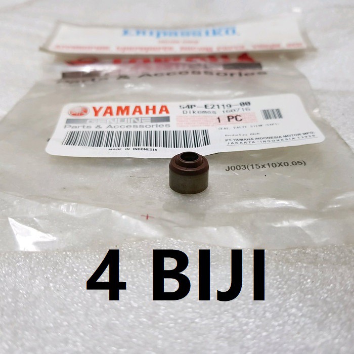 (1SET 4 BIJI) YAMAHA NMAX / NVX / R15 / SRL115i / XMAX VALVE SEAL 4PCS