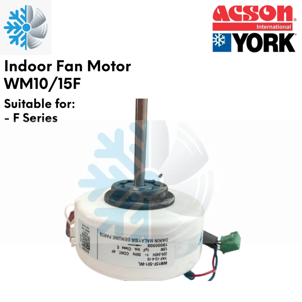 Daikin Indoor Fan Motor (Blower Motor) 10/15F Shopee Malaysia