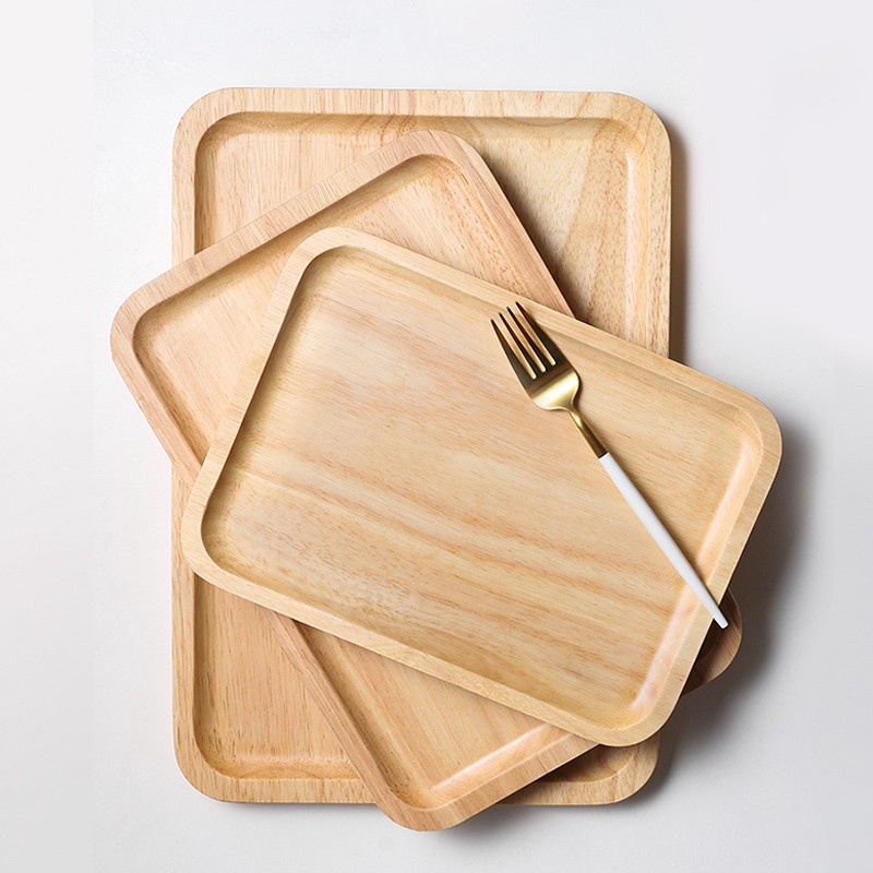 small wooden tea tray