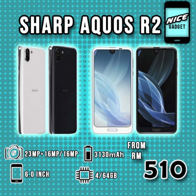 Sharp Aquos R2 Sd845 Ready Stock Promotion Please Ask Seller First Shopee Malaysia