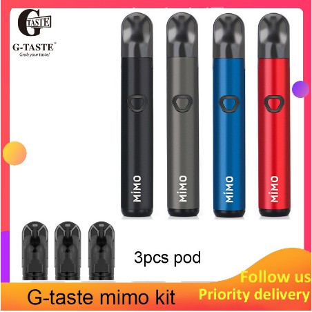 1 3ml Capacity Pod Vape Kit G Taste Mimo Pod Kit 450mah Built In Battery Side Filling Pod System Kit Shopee Malaysia